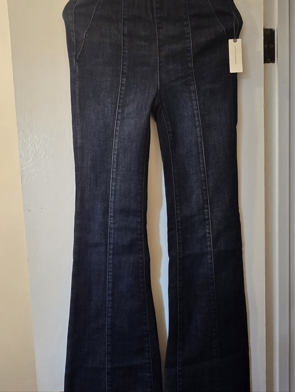 NEW Pilcro Dark Blue High Rise Flare Jeans